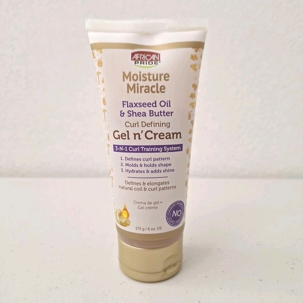 AFRICAN PRIDE MOISTURE MIRACLE Gel n' Cream Curl Defining 170g